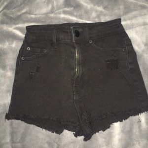 High waisted BDG urban outfitters black shorts